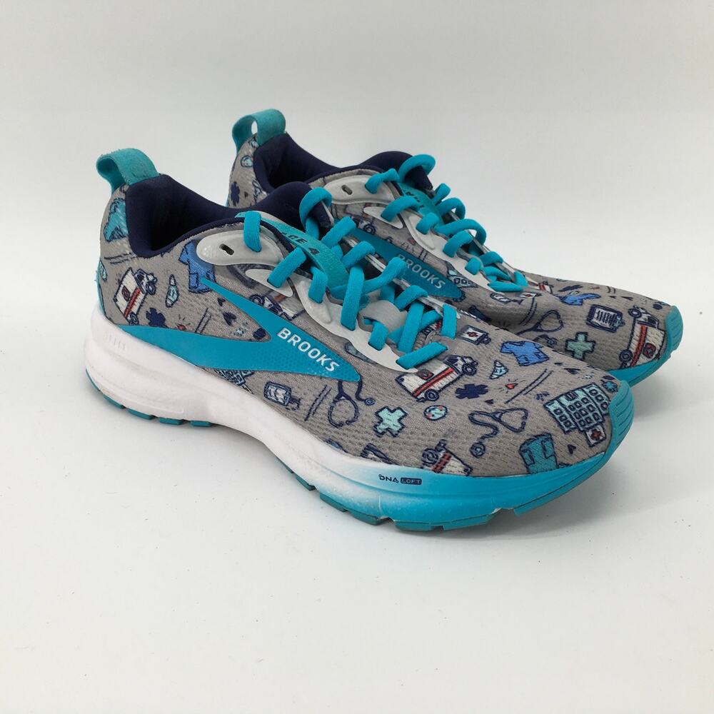 Brooks Trace 4 Hero Running Shoes Sneaker Womens 6.5 Nursing Medical EMS Doctor